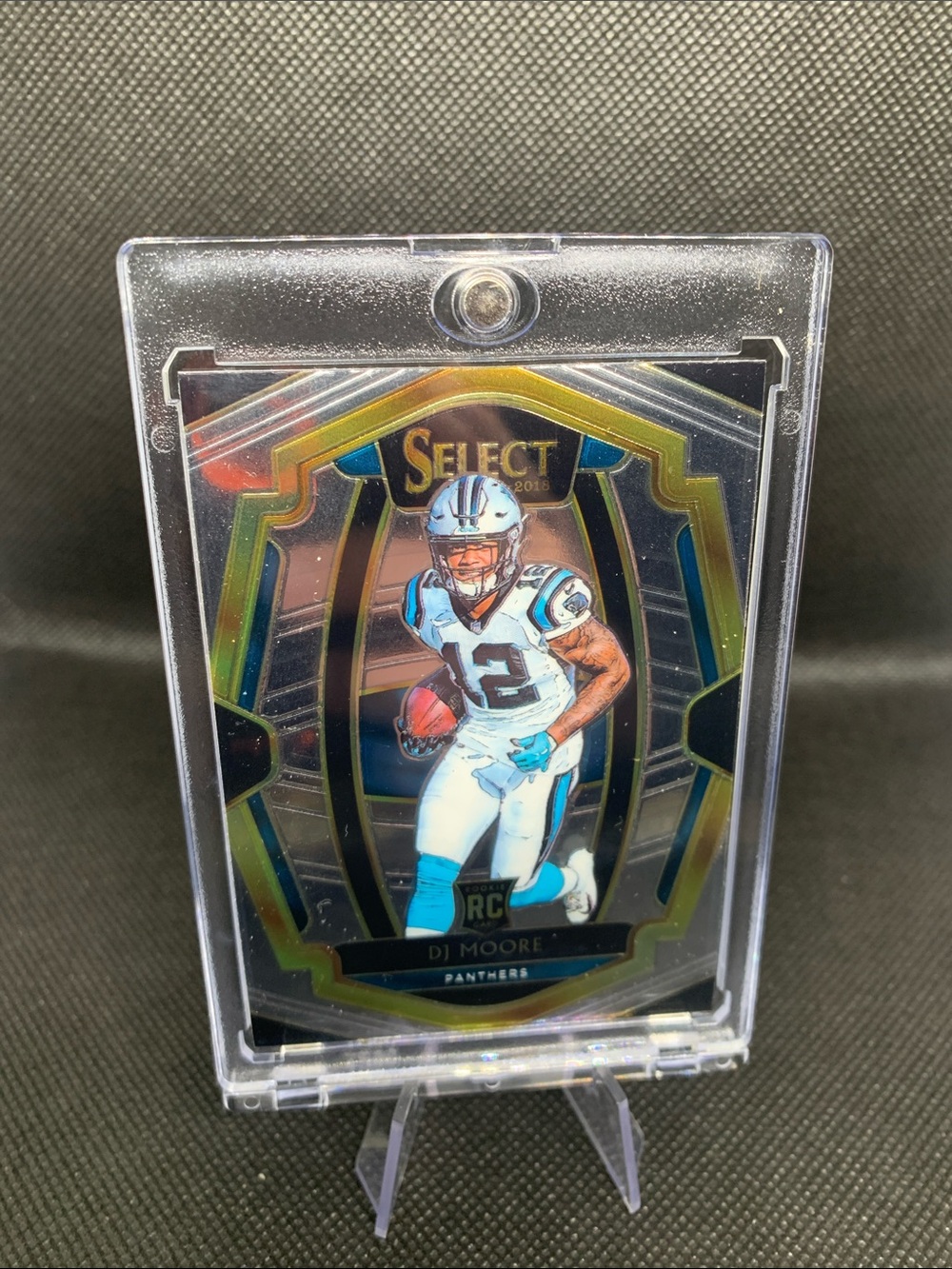 DJ Moore Rookie Card 2018 Premier Select Holo In Case Buffalo Bills All-Star!!